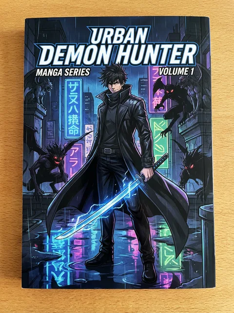 JM天堂 - 新作漫画《都市猎魔人》封面